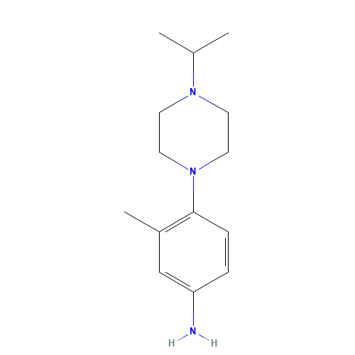 3-methyl-4-(4-propan-2-ylpiperazin-1-yl)aniline (CAS: 955369-09-2) - Related Chemical Product