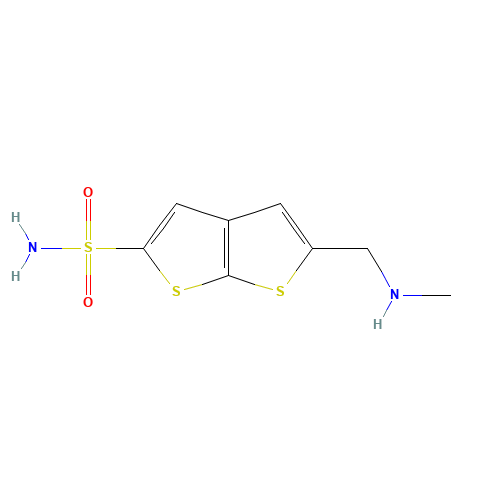 2-(methylaminomethyl)thieno[2,3-b]thiophene-5-sulfonamide (CAS: 122266-89-1) - Related Chemical Product