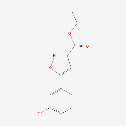 ethyl 5-(3-fluorophenyl)-1,2-oxazole-3-carboxylate (CAS: 371157-14-1) - Related Chemical Product