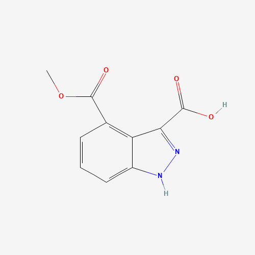 4-methoxycarbonyl-1H-indazole-3-carboxylic acid (CAS: 393553-44-1) - Related Chemical Product