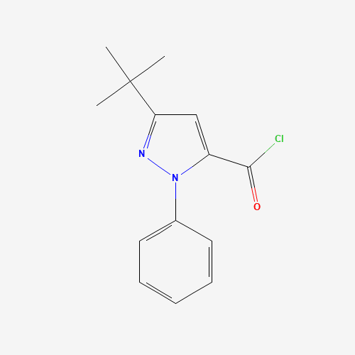 5-tert-butyl-2-phenylpyrazole-3-carbonyl chloride (CAS: 956489-20-6) - Related Chemical Product