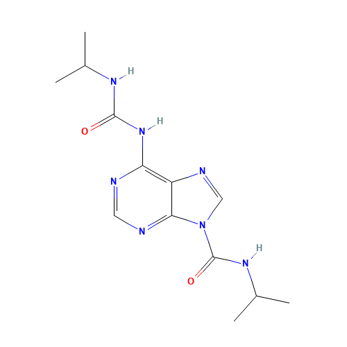 N-propan-2-yl-6-(propan-2-ylcarbamoylamino)purine-9-carboxamide (CAS: 1092352-83-4) - Related Chemical Product
