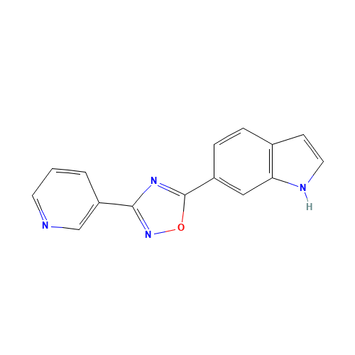 5-(1H-indol-6-yl)-3-pyridin-3-yl-1,2,4-oxadiazole (CAS: 1073461-22-9) - Related Chemical Product