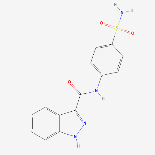 N-(4-sulfamoylphenyl)-1H-indazole-3-carboxamide (CAS: 660822-60-6) - Related Chemical Product