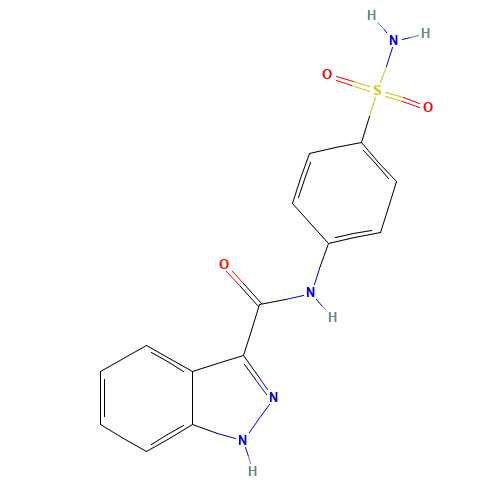 N-(4-sulfamoylphenyl)-1H-indazole-3-carboxamide (CAS: 660822-60-6) - Related Chemical Product