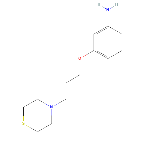 3-(3-thiomorpholin-4-ylpropoxy)aniline (CAS: 1099657-99-4) - Related Chemical Product