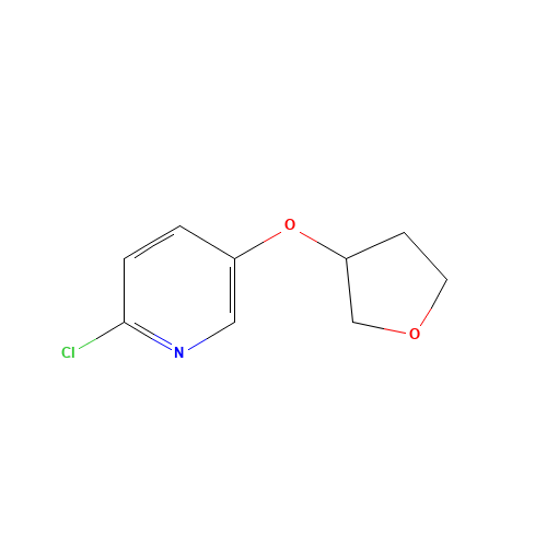 2-chloro-5-(oxolan-3-yloxy)pyridine (CAS: 1204483-97-5) - Related Chemical Product