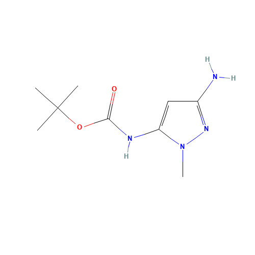 tert-butyl N-(5-amino-2-methylpyrazol-3-yl)carbamate (CAS: 948573-70-4) - Related Chemical Product