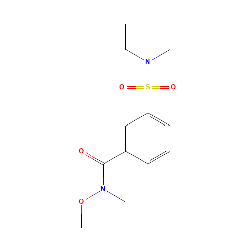 3-(diethylsulfamoyl)-N-methoxy-N-methylbenzamide (CAS: 317829-65-5) - Related Chemical Product