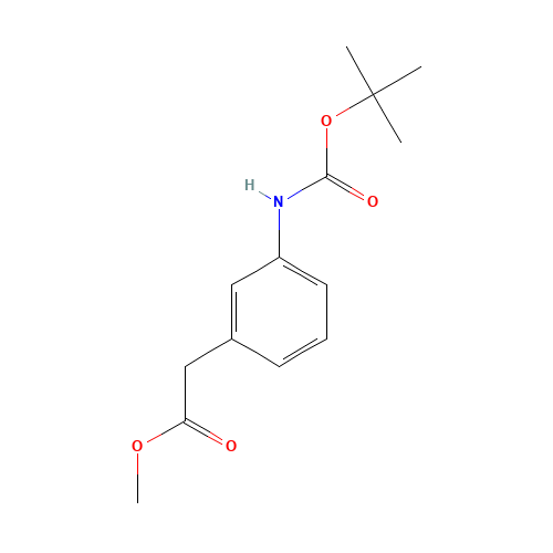 methyl 2-[3-[(2-methylpropan-2-yl)oxycarbonylamino]phenyl]acetate (CAS: 1256633-22-3) - Related Chemical Product