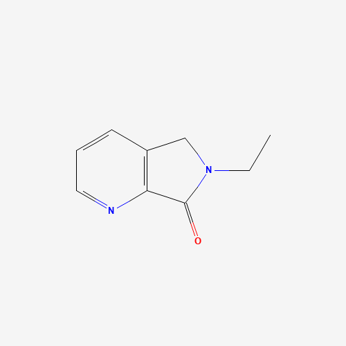 6-ethyl-5H-pyrrolo[3,4-b]pyridin-7-one (CAS: 1046121-01-0) - Chemical Structure and Molecular Formula 