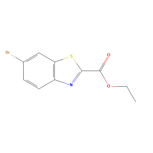 ethyl 6-bromo-1,3-benzothiazole-2-carboxylate (CAS: 1188024-51-2) - Chemical Structure and Molecular Formula 