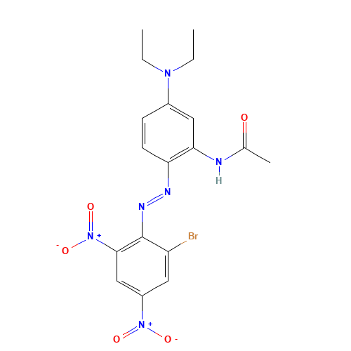 N-[2-[(2-bromo-4,6-dinitrophenyl)diazenyl]-5-(diethylamino)phenyl]acetamide (CAS: 52697-38-8) - Related Chemical Product