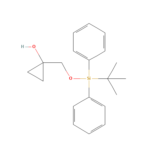1-[[tert-butyl(diphenyl)silyl]oxymethyl]cyclopropan-1-ol (CAS: 441784-82-3) - Related Chemical Product