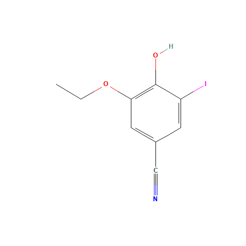 3-ethoxy-4-hydroxy-5-iodobenzonitrile (CAS: 330462-58-3) - Related Chemical Product
