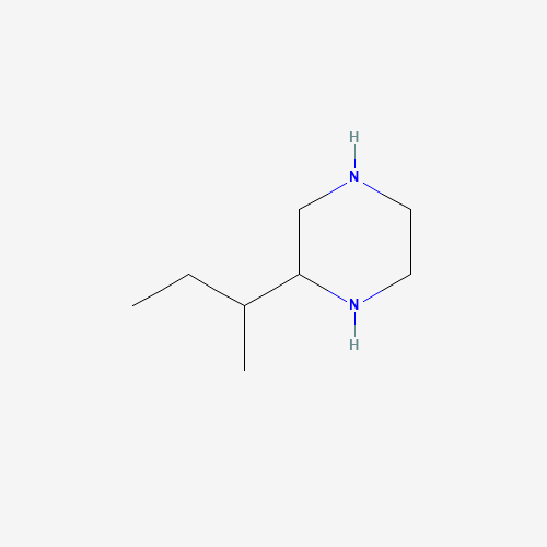 2-butan-2-ylpiperazine (CAS: 1342114-83-3) - Chemical Structure and Molecular Formula 