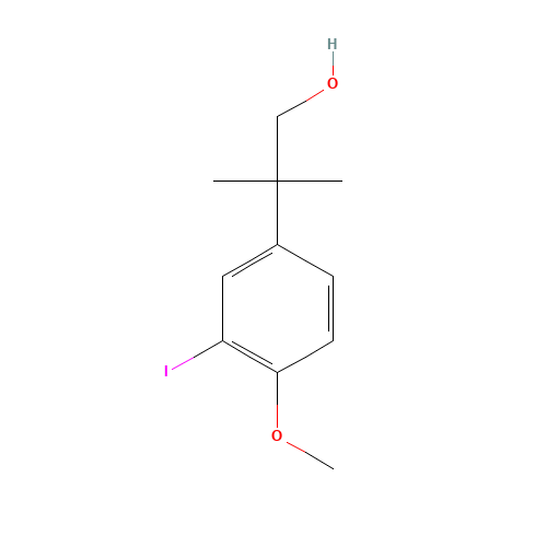 2-(3-iodo-4-methoxyphenyl)-2-methylpropan-1-ol (CAS: 944280-13-1) - Related Chemical Product