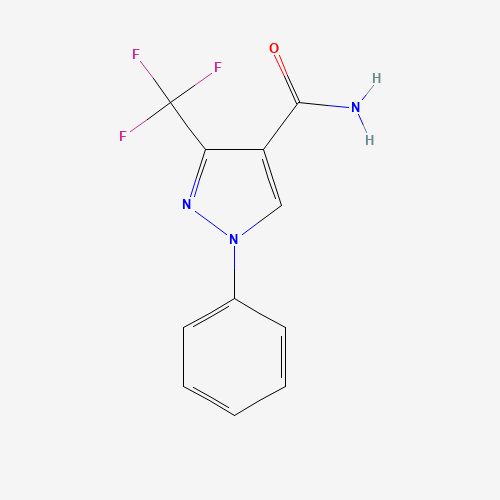 1-phenyl-3-(trifluoromethyl)pyrazole-4-carboxamide (CAS: 1185292-87-8) - Related Chemical Product