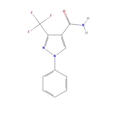 1-phenyl-3-(trifluoromethyl)pyrazole-4-carboxamide (CAS: 1185292-87-8) - Related Chemical Product