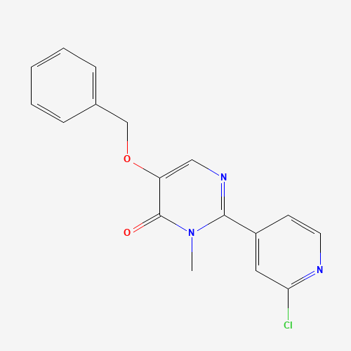 2-(2-chloropyridin-4-yl)-3-methyl-5-phenylmethoxypyrimidin-4-one (CAS: 1333240-20-2) - Related Chemical Product