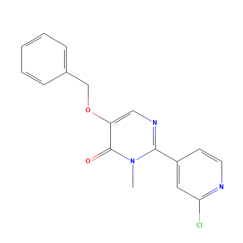 2-(2-chloropyridin-4-yl)-3-methyl-5-phenylmethoxypyrimidin-4-one (CAS: 1333240-20-2) - Related Chemical Product