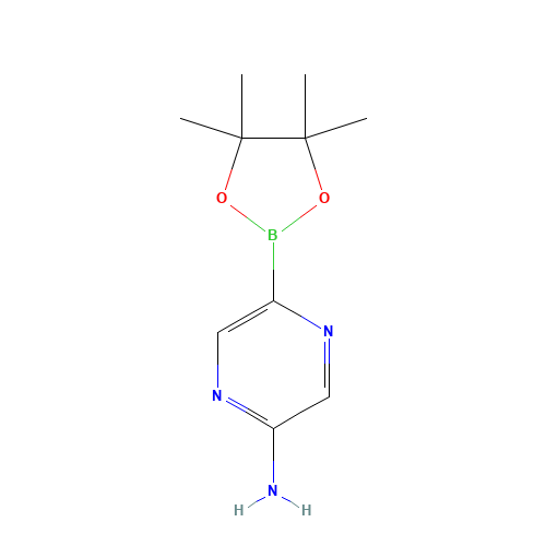 5-(4,4,5,5-tetramethyl-1,3,2-dioxaborolan-2-yl)pyrazin-2-amine (CAS: 947249-41-4) - Related Chemical Product