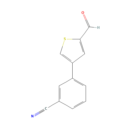 3-(5-formylthiophen-3-yl)benzonitrile (CAS: 893737-05-8) - Related Chemical Product