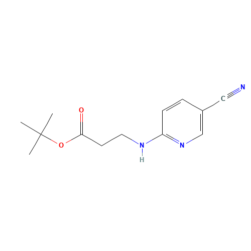 tert-butyl 3-[(5-cyanopyridin-2-yl)amino]propanoate (CAS: 1243559-32-1) - Related Chemical Product