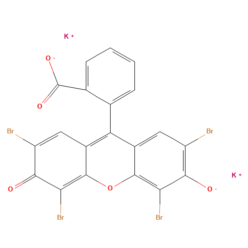 dipotassium;2-(2,4,5,7-tetrabromo-3-oxido-6-oxoxanthen-9-yl)benzoate (CAS: 56897-54-2) - Related Chemical Product