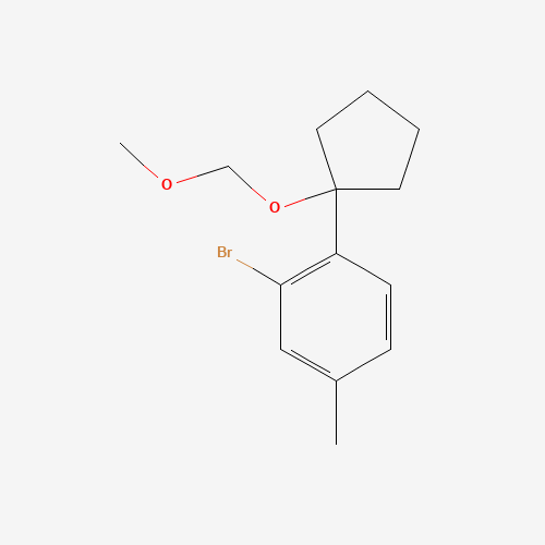 2-bromo-1-[1-(methoxymethoxy)cyclopentyl]-4-methylbenzene (CAS: 1437052-29-3) - Related Chemical Product