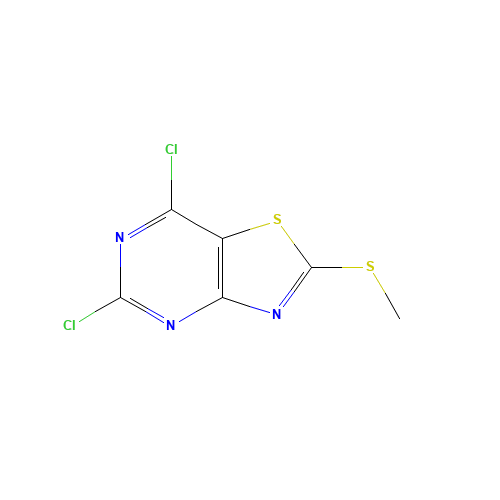 5,7-dichloro-2-methylsulfanyl-[1,3]thiazolo[4,5-d]pyrimidine (CAS: 87789-35-3) - Related Chemical Product