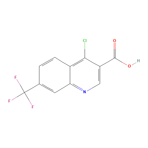 4-chloro-7-(trifluoromethyl)quinoline-3-carboxylic acid (CAS: 89524-63-0) - Related Chemical Product