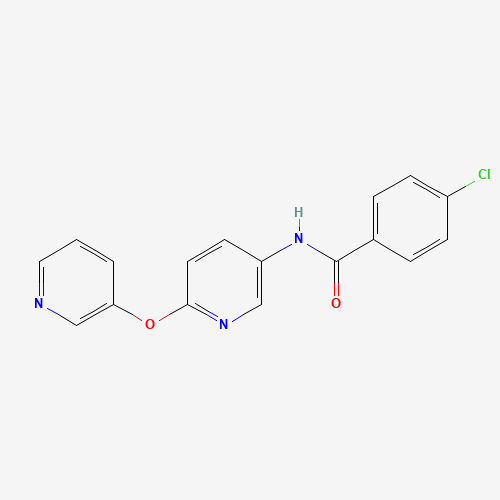 4-chloro-N-(6-pyridin-3-yloxypyridin-3-yl)benzamide (CAS: 219866-04-3) - Related Chemical Product