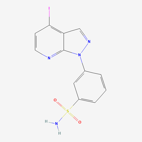 3-(4-iodopyrazolo[3,4-b]pyridin-1-yl)benzenesulfonamide (CAS: 1356054-64-2) - Related Chemical Product