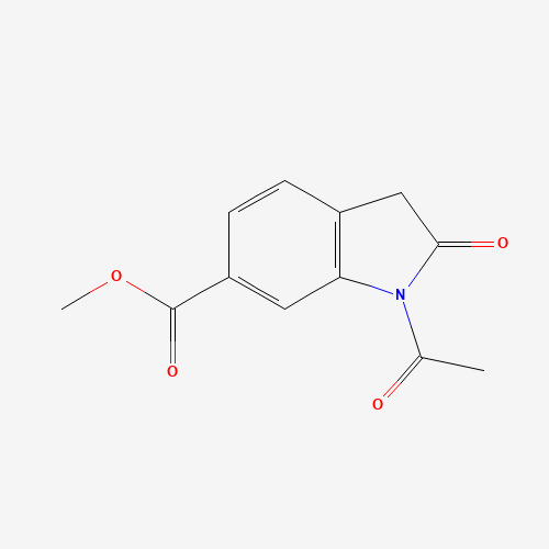methyl 1-acetyl-2-oxo-3H-indole-6-carboxylate (CAS: 676326-36-6) - Related Chemical Product
