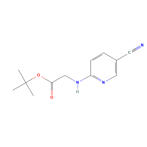 tert-butyl 2-[(5-cyanopyridin-2-yl)amino]acetate (CAS: 1243559-34-3) - Related Chemical Product