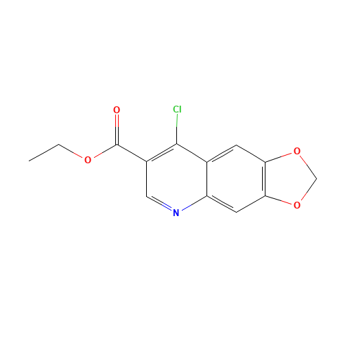 ethyl 8-chloro-[1,3]dioxolo[4,5-g]quinoline-7-carboxylate (CAS: 26893-17-4) - Related Chemical Product