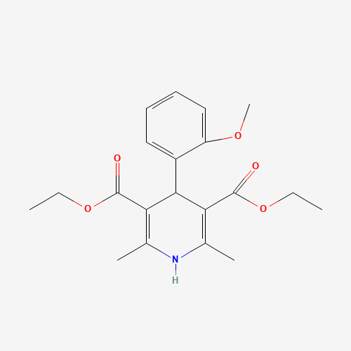 diethyl 4-(2-methoxyphenyl)-2,6-dimethyl-1,4-dihydropyridine-3,5-dicarboxylate (CAS: 42972-42-9) - Related Chemical Product
