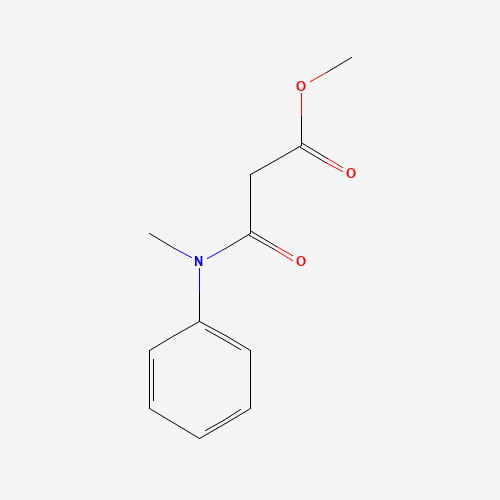 methyl 3-(N-methylanilino)-3-oxopropanoate (CAS: 84088-88-0) - Chemical Structure and Molecular Formula 