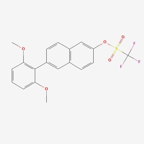 [6-(2,6-dimethoxyphenyl)naphthalen-2-yl] trifluoromethanesulfonate (CAS: 623146-11-2) - Related Chemical Product