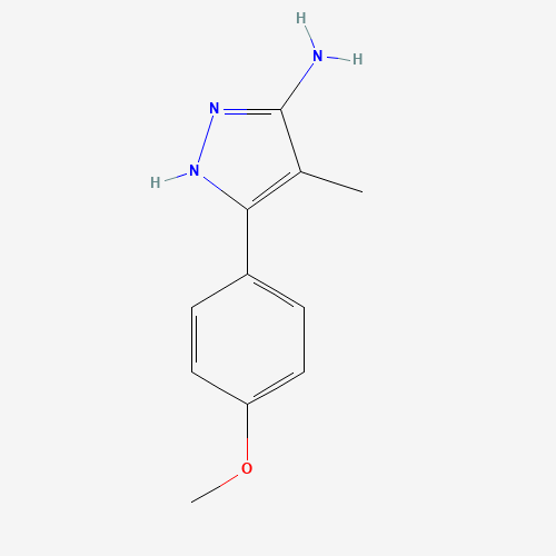 5-(4-methoxyphenyl)-4-methyl-1H-pyrazol-3-amine (CAS: 948883-41-8) - Related Chemical Product