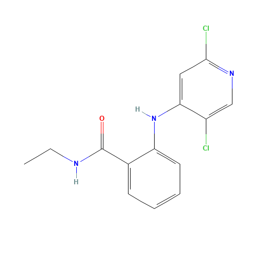 2-[(2,5-dichloropyridin-4-yl)amino]-N-ethylbenzamide (CAS: 1224888-24-7) - Related Chemical Product