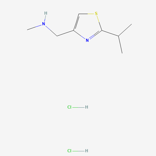 N-methyl-1-(2-propan-2-yl-1,3-thiazol-4-yl)methanamine;dihydrochloride (CAS: 1185167-55-8) - Related Chemical Product