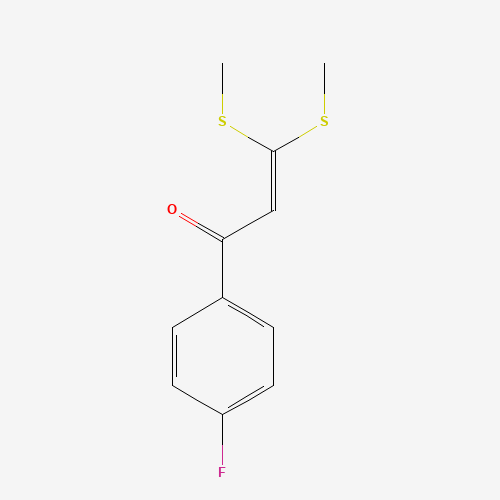 1-(4-fluorophenyl)-3,3-bis(methylsulfanyl)prop-2-en-1-one (CAS: 80967-34-6) - Related Chemical Product