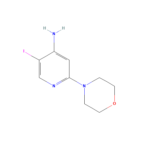 5-iodo-2-morpholin-4-ylpyridin-4-amine (CAS: 848579-81-7) - Related Chemical Product