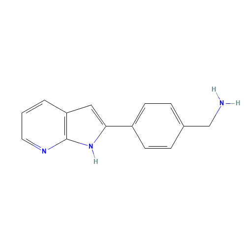 [4-(1H-pyrrolo[2,3-b]pyridin-2-yl)phenyl]methanamine (CAS: 1346526-40-6) - Related Chemical Product