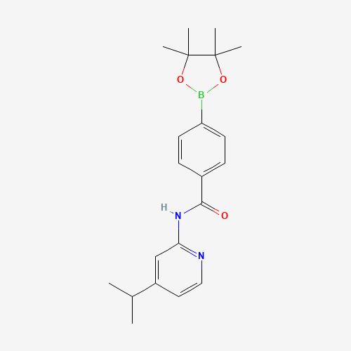N-(4-propan-2-ylpyridin-2-yl)-4-(4,4,5,5-tetramethyl-1,3,2-dioxaborolan-2-yl)benzamide (CAS: 1419221-43-4) - Related Chemical Product