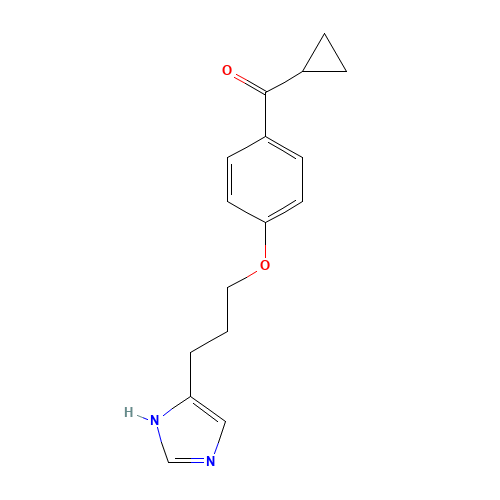 cyclopropyl-[4-[3-(1H-imidazol-5-yl)propoxy]phenyl]methanone (CAS: 184025-18-1) - Related Chemical Product