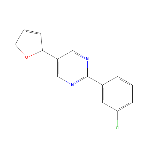2-(3-chlorophenyl)-5-(2,5-dihydrofuran-2-yl)pyrimidine (CAS: 1314391-77-9) - Related Chemical Product