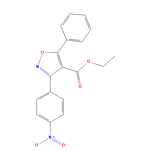 ethyl 3-(4-nitrophenyl)-5-phenyl-1,2-oxazole-4-carboxylate (CAS: 1188080-18-3) - Related Chemical Product